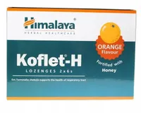 Himalaya - Koflet-H, Pomarańcza, 12 tabletek do ssania