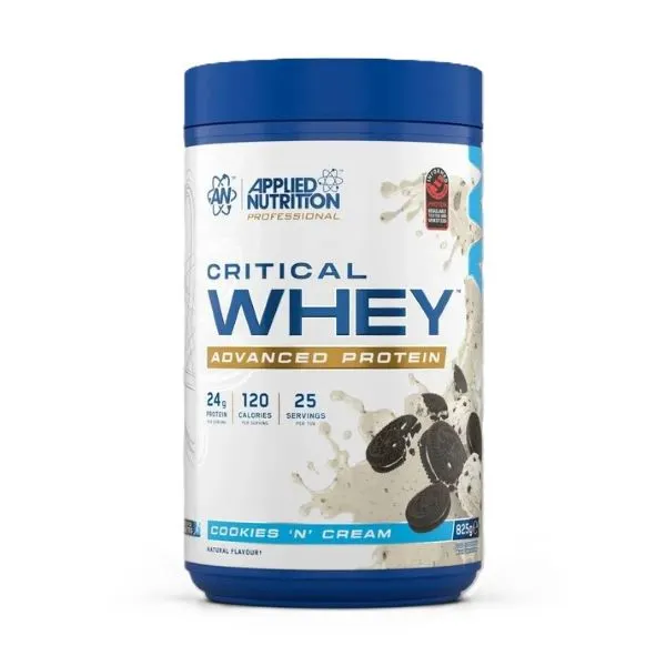 Applied Nutrition - Odżywka Białkowa, Critical Whey, Cookies 'N' Cream, Proszek, 825g