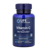 Life Extension - Witamina C + Bio-Quercetin, 60 tabletek wegetariańskich