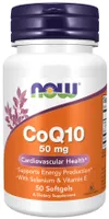 NOW Foods - Coenzyme Q10 with Selenium and Vitamin E, 50mg, 50 Softgeles