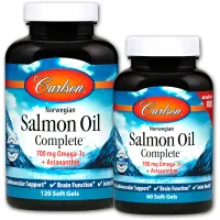 Carlson Labs - Norwegian Salmon Oil Complete, 120 + 60 Softgeles