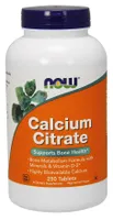 NOW Foods - Calcium Citrate and Vitamin D2, 250 tablets