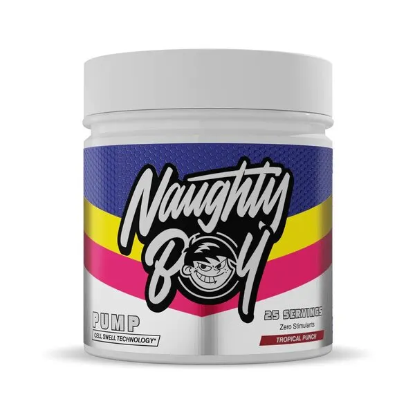 Naughty Boy - Pump, Tropical Punch, Proszek 400g