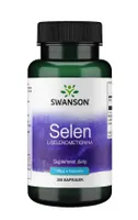 Swanson - Selen (L-Selenometionina), 100µg, 200 kapsułek