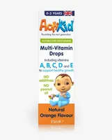 ActiKid - Multi-Vitamin Drops, Natural Orange Flavour, Płyn, 25 ml