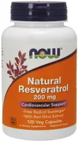 NOW Foods - Resveratrol + Red Wine Extract, 200mg, 120 vkaps