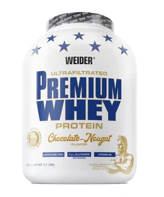 Weider - Odżywka Białkowa, Premium Whey, Chocolate Nougat, Proszek, 2300g