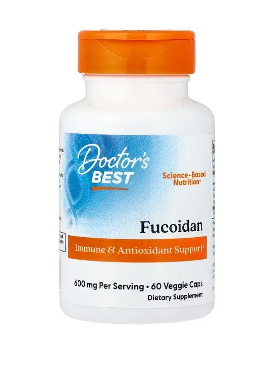 Doctor's Best - Fucoidan 70%, 300mg, 60 vkaps