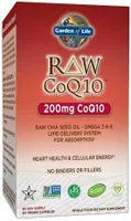 Garden of Life - Koenzym Q10, RAW, 200mg, 60 vkaps