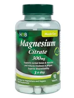 Holland & Barrett - Cytrynian Magnezu, Magnesium Citrate, 300mg, 90 tabletek