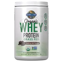 Garden of Life - Organic Whey Protein - Grass Fed, Odżywka Białkowa, Chocolate Cacao, Proszek, 396g