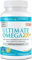Nordic Naturals - Ultimate Omega 2X Mini, 1120mg, Strawberry, 60 Soft Mini Capsules