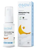 Osavi - Melatonina z Passiflorą,1mg, Spray Doustny, Czarna Porzeczka, 25 ml