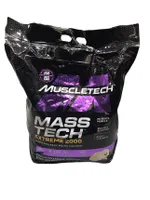 MuscleTech - Mass-Tech Extreme 2000, Gainer, Vanilla Milkshake, Proszek, 9kg 