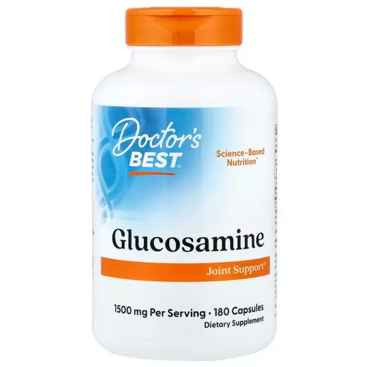 Doctor's Best - Glucosamine Sulfate, 750 mg, 180 capsules