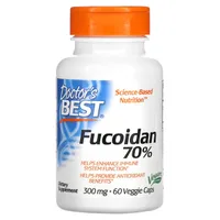 Doctor's Best - Fucoidan 70%, 300mg, 60 vkaps