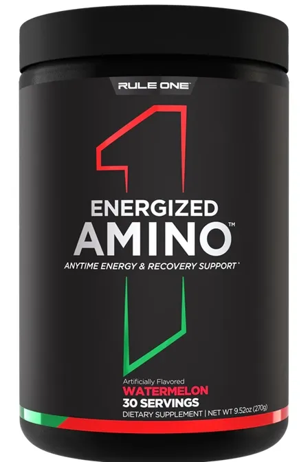 Rule One - Energized Amino, Aminokwasy, Arbuz, Proszek, 270g