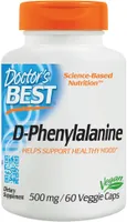 Doctor's Best - D-Phenylalanine, 500 mg, 60 vcaps
