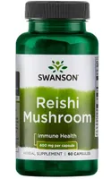 Swanson - Reishi Mushrooms, 600mg, 60 Capsules