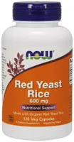 ﻿NOW Foods - Red Yeast Rice, Czerwony Ryż, 600mg, 120 kapsułek