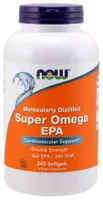 NOW Foods - Super Omega EPA Molecularly Distilled, 240 kapsułek miękkich
