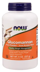 ﻿ NOW Foods - Glukomannan, Konjac Root, Proszek, 227g
