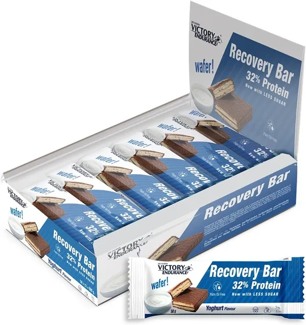 Weider - Baton Regeneracyjny, Victory Endurance Recovery Bar, Jogurt, 12 x 50 g