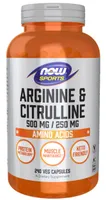 NOW Foods - Arginine & Citrulline, 240 vcaps