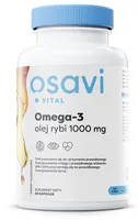 Osavi - Omega-3 Olej Rybi, 1000mg, Naturalny Smak, 60 kapsułek miękkich