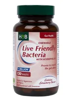 Holland & Barrett - Probiotics, Live Friendly Bacteria with Acidophilus, Strawberry, 120 gummies