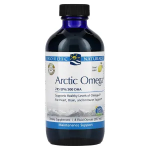 Nordic Naturals - Arctic Omega, Cytryna, Płyn, 237 ml