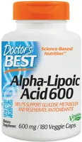 Doctor's Best - Alpha Lipoic Acid, 600mg, 180 Vegetable Capsules