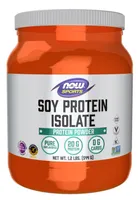 NOW Foods - Soy Protein Isolate, GMO Free, Bezsmakowe, Proszek, 544 g