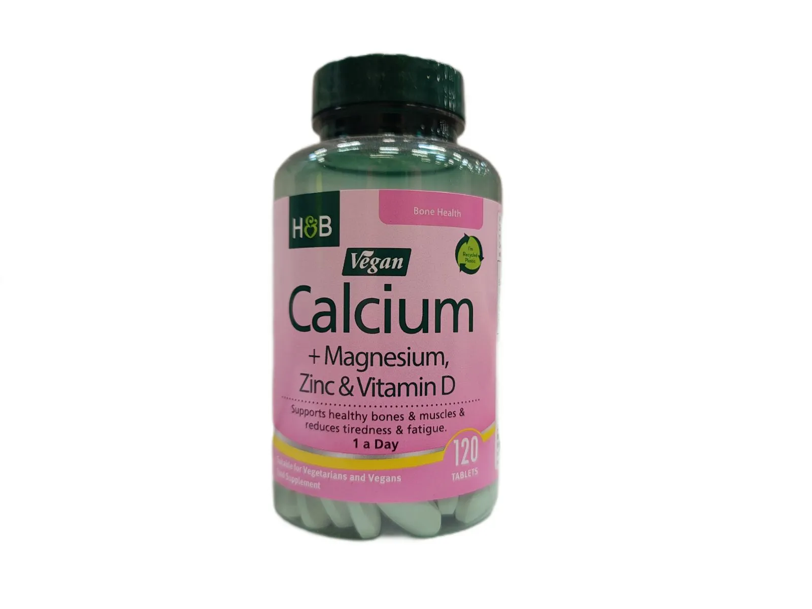 Holland & Barrett - Wapń + Magnez, Cynk i Witamina D, 120 tabletek