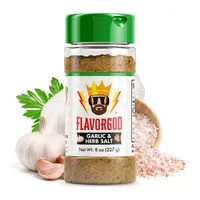 FlavorGod - Garlic Herb Salt, Proszek, 227g