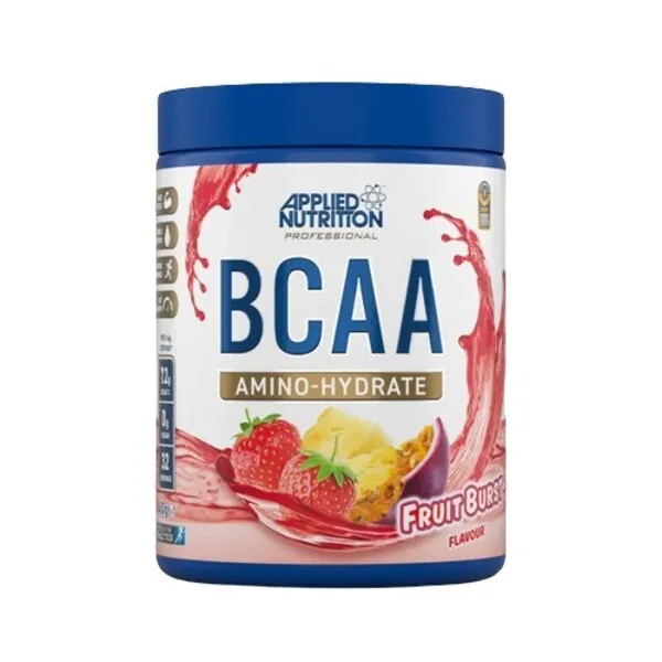 Applied Nutrition - Aminokwasy, BCAA Amino-Hydrate, Fruit Burst, Proszek 450g