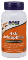 NOW Foods - Acidophilus 4x6, Probiotics, 120 capsules