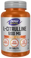 NOW Foods - Citrulline, L-Citrulline, 1200mg, 120 Tablets