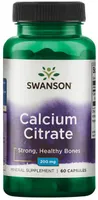 Swanson - Calcium Citrate, 200mg, 60 Capsules