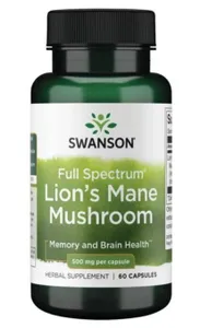 Swanson - Full Spectrum Lion's Mane Mushroom, 500mg, 60 Capsules