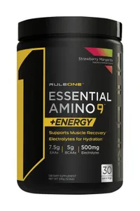 Rule One - Essential Amino 9 + Energy, Peach Mango, Proszek, 345g