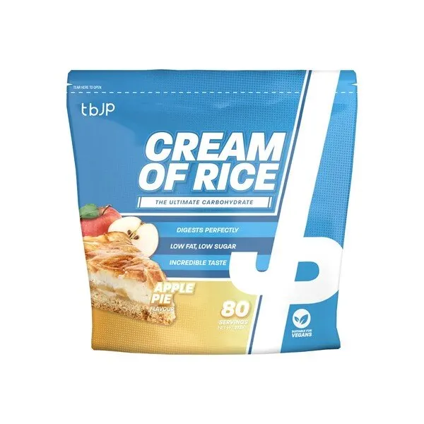 Trained by JP - Kleik Ryżowy, Cream of Rice, Apple Pie, Proszek, 2000g
