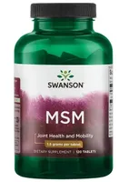 Swanson - MSM, 1.5g, 120 tablets