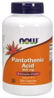 NOW Foods - Pantothenic Acid, 500 mg, 250 capsules