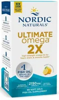 Nordic Natturals - Ultimate Omega 2X, 2150mg Lemon, 90 kapsułek miękkich 
