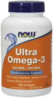 NOW Foods - Ultra Omega 3, EPA DHA, 180 kapsułek miękkich