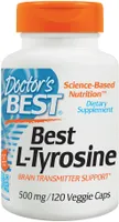 Doctor's Best - L-Tyrosine, 500mg, 120 vkaps