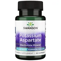 Swanson - Potassium Aspartate, 99mg, 60 Capsules