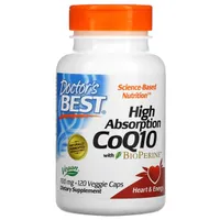 Doctor's Best - Coenzyme Q10 Highly Absorbable with Bioperine, 100mg, 120 vkaps