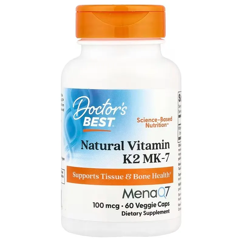 Doctor's Best - Witamina K2 MK7 + MenaQ7, 100mcg, 60 vkaps